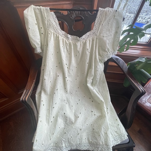 TULAROSA ERYNN MINI DRESS IN MINT GREEN - Picture 3 of 6